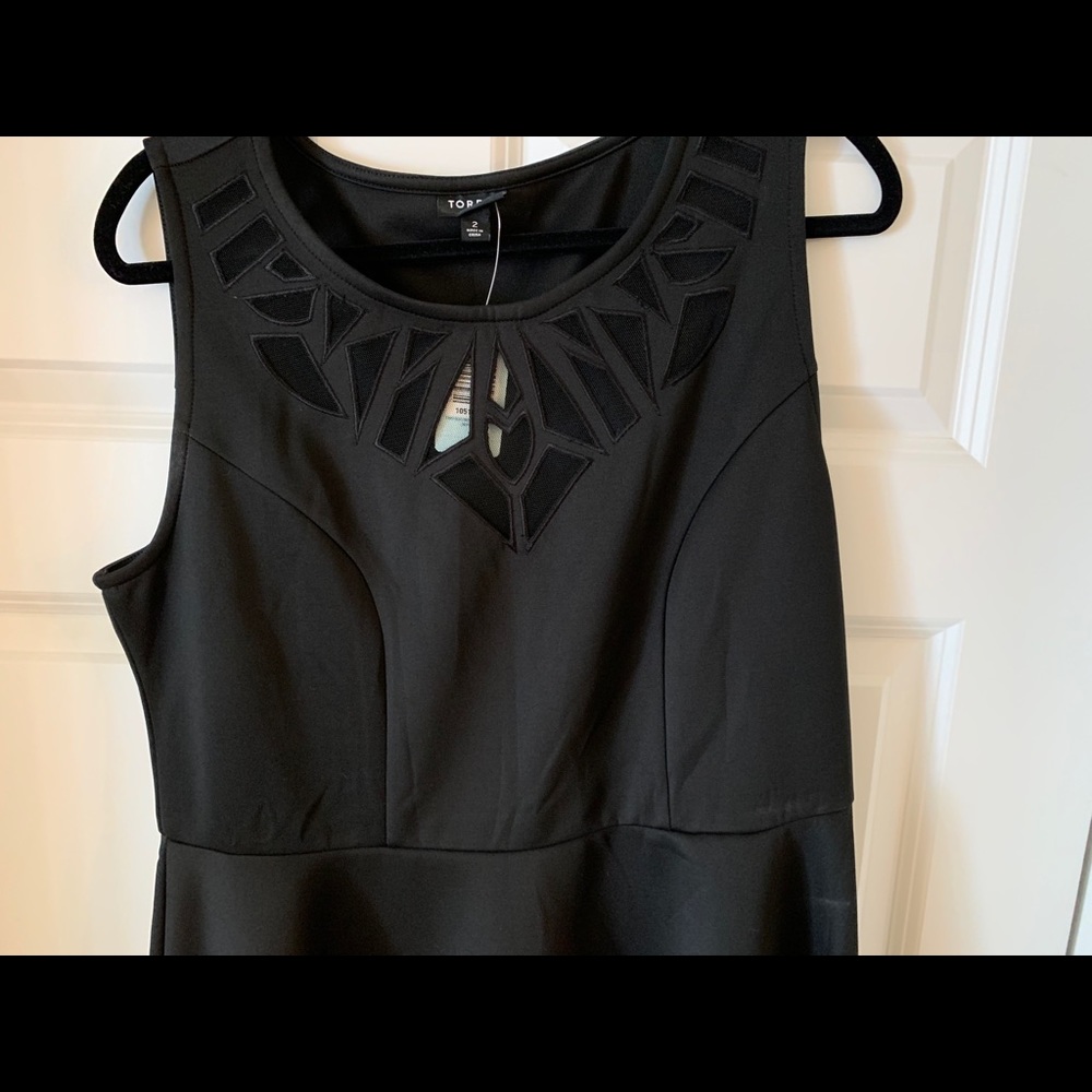 Torrid black A line dress size 2 NWT